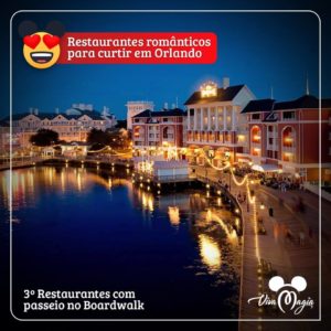 Restaurantes Românticos na Disney